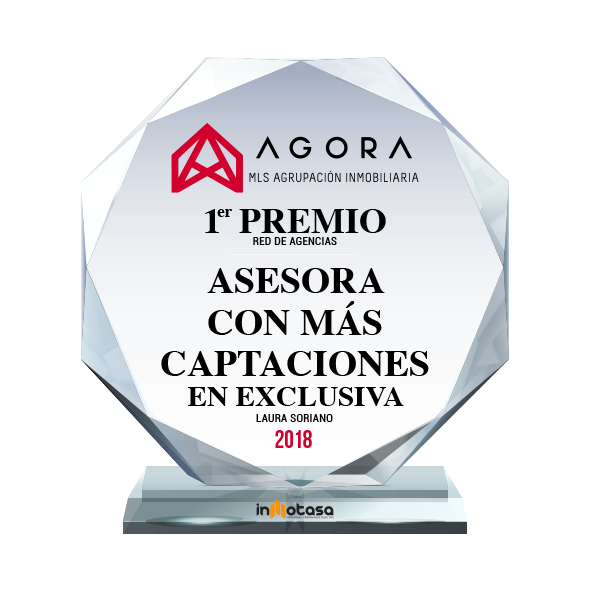 Premio Inmotasa agencia asesora con más captaciones en exclusiva.